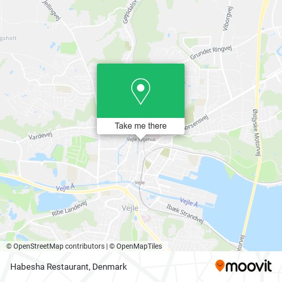 Habesha Restaurant map