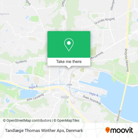 Tandlæge Thomas Winther Aps map