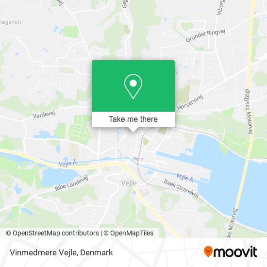 Vinmedmere Vejle map