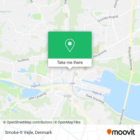 Smoke-It Vejle map