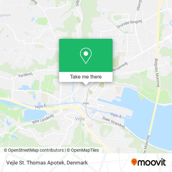 Vejle St. Thomas Apotek map