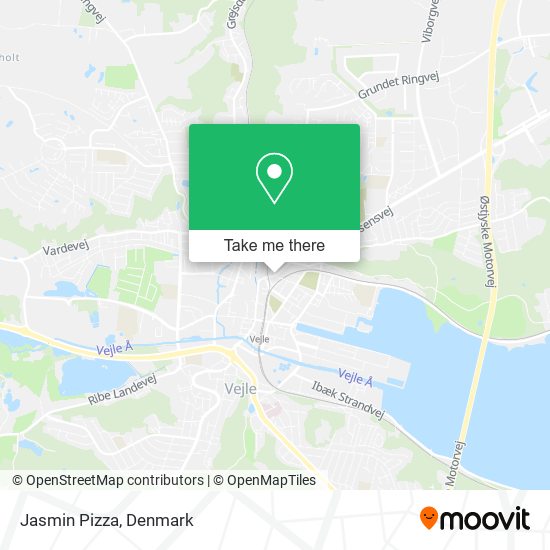 Jasmin Pizza map