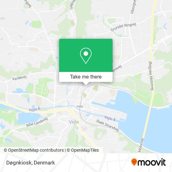 Døgnkiosk map