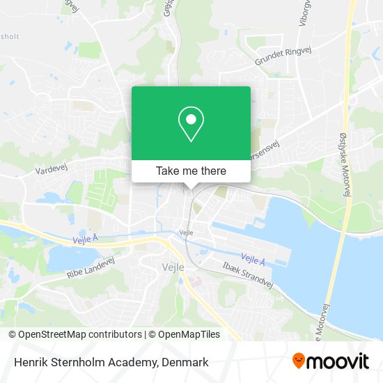 Henrik Sternholm Academy map