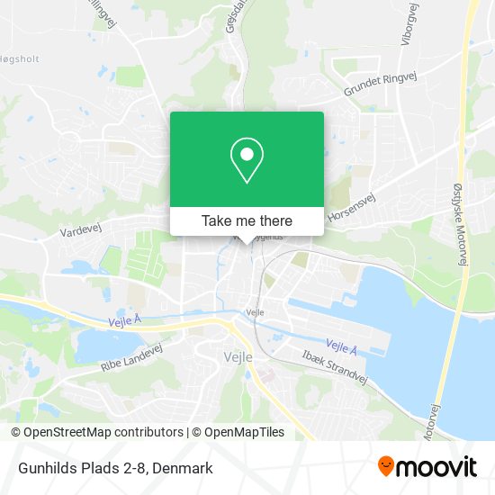 Gunhilds Plads 2-8 map