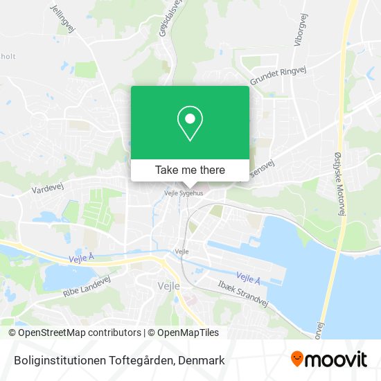 Boliginstitutionen Toftegården map