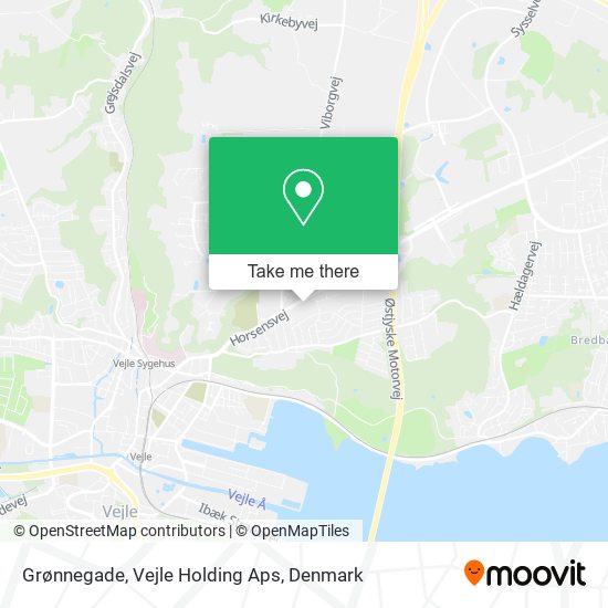 Grønnegade, Vejle Holding Aps map