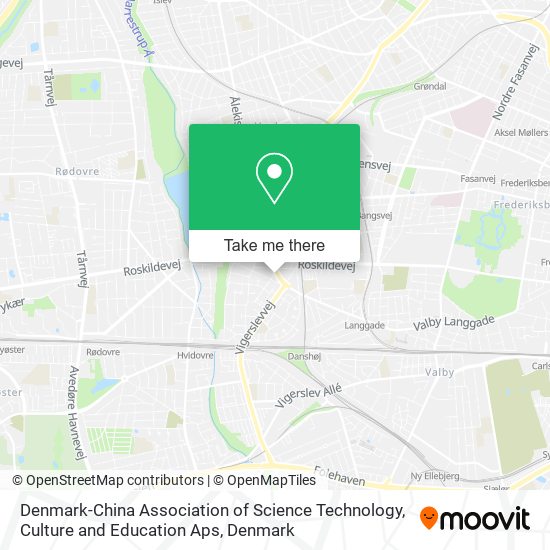 Denmark-China Association of Science Technology, Culture and Education Aps map