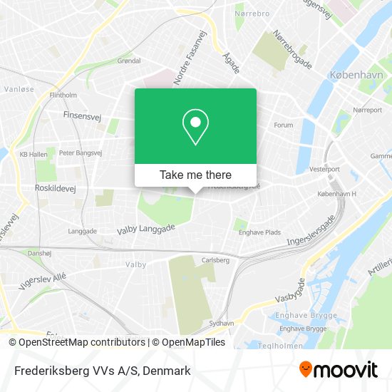 Frederiksberg VVs A/S map