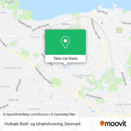 Holbæk Bold- og Idrætsforening map