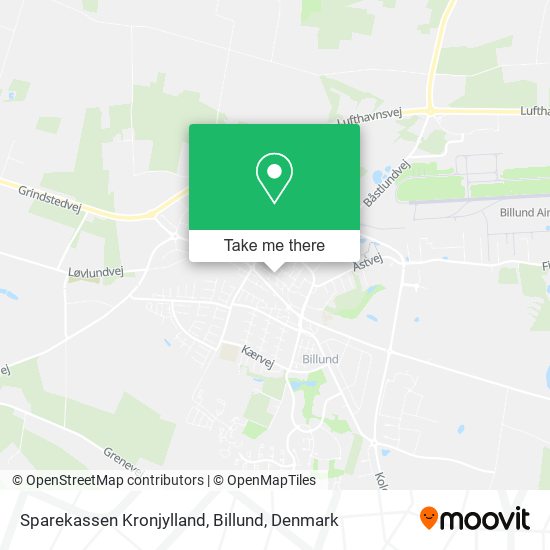 Sparekassen Kronjylland, Billund map