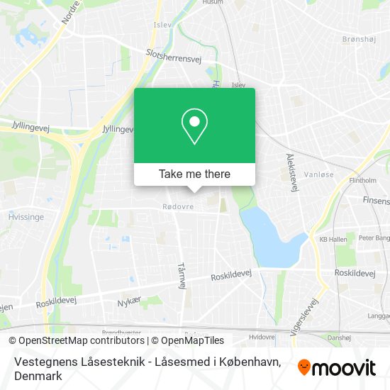 Vestegnens Låsesteknik - Låsesmed i København map