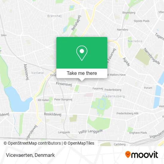 Vicevaerten map