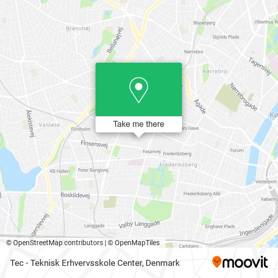 Tec - Teknisk Erhvervsskole Center map