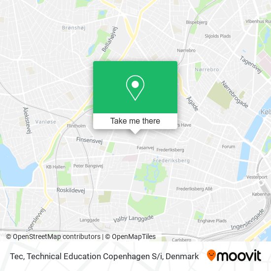 Tec, Technical Education Copenhagen S / i map