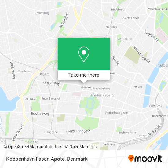 Koebenhavn Fasan Apote map