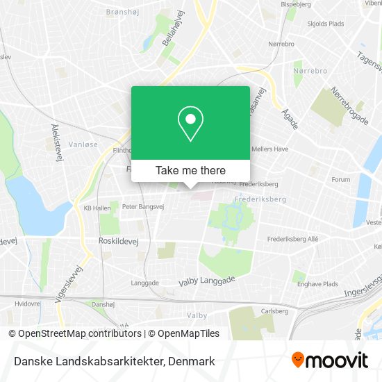Danske Landskabsarkitekter map