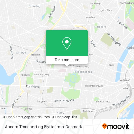 Abcom Transport og Flyttefirma map