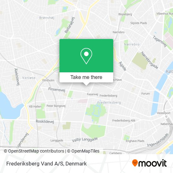 Frederiksberg Vand A/S map