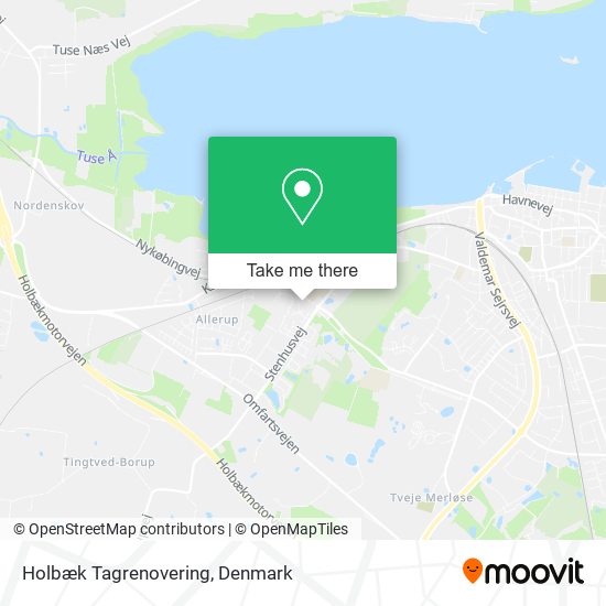 Holbæk Tagrenovering map