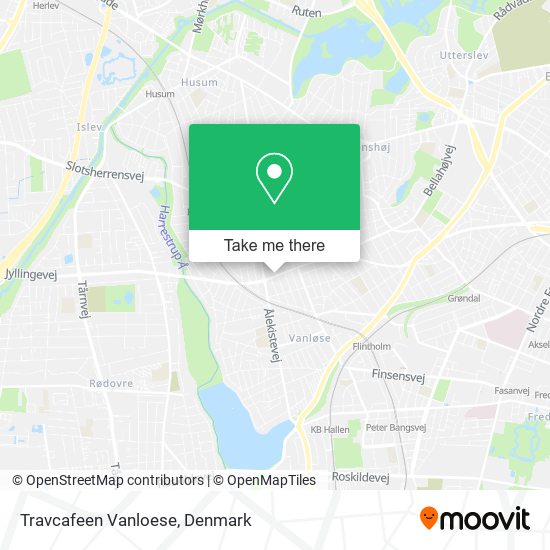 Travcafeen Vanloese map