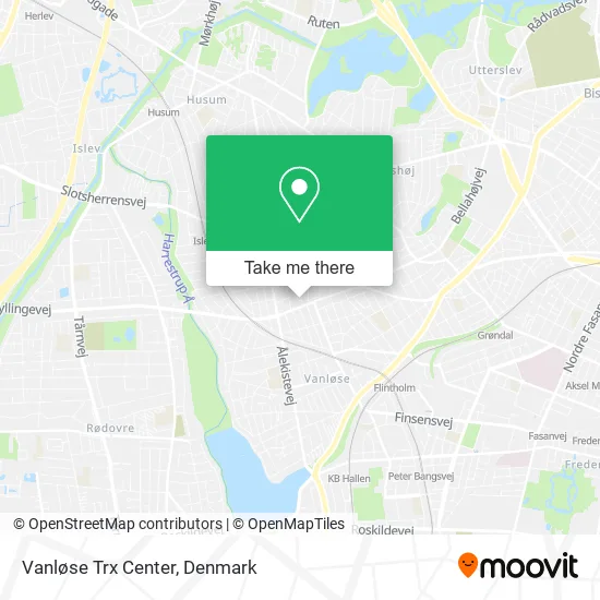 Vanløse Trx Center map