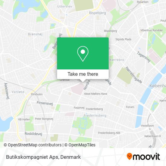 Butikskompagniet Aps map