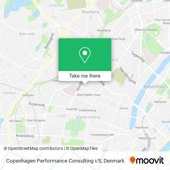 Copenhagen Performance Consulting i / S map