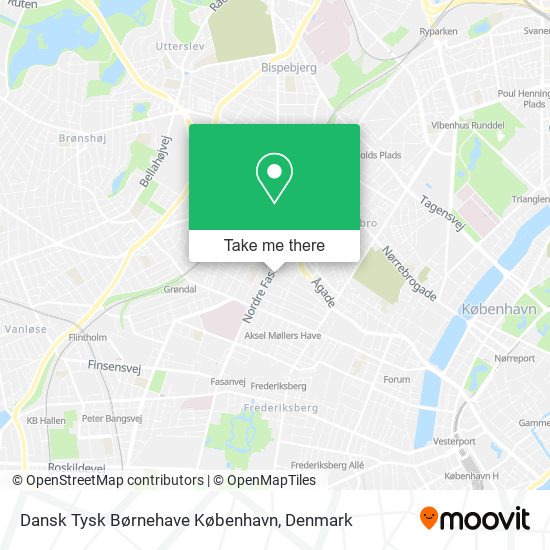 Dansk Tysk Børnehave København map