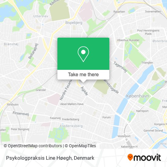 Psykologpraksis Line Høegh map