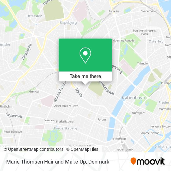 Marie Thomsen Hair and Make-Up map