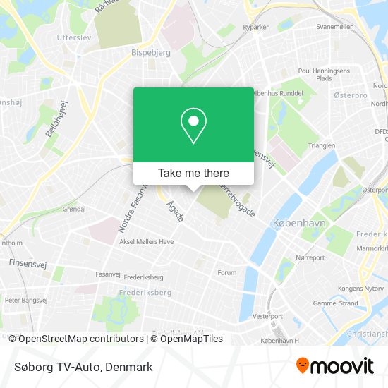 Søborg TV-Auto map