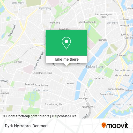 Dyrk Nørrebro map