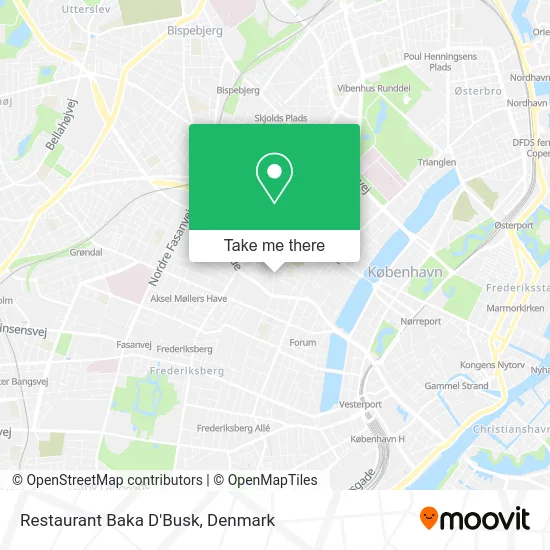 Restaurant Baka D'Busk map