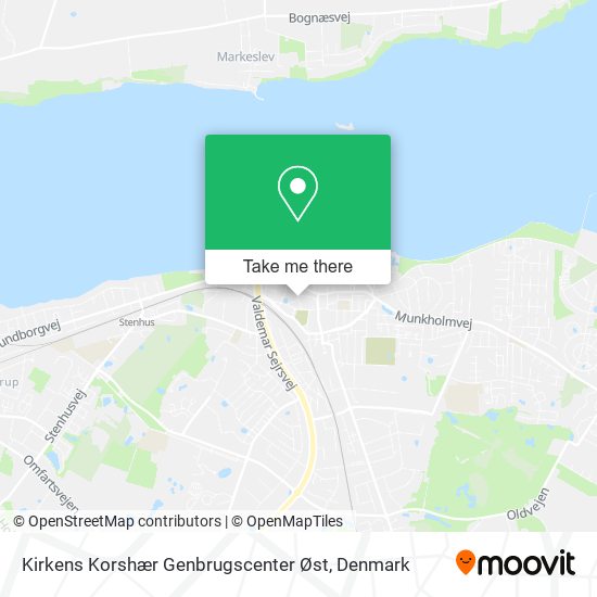 Kirkens Korshær Genbrugscenter Øst map