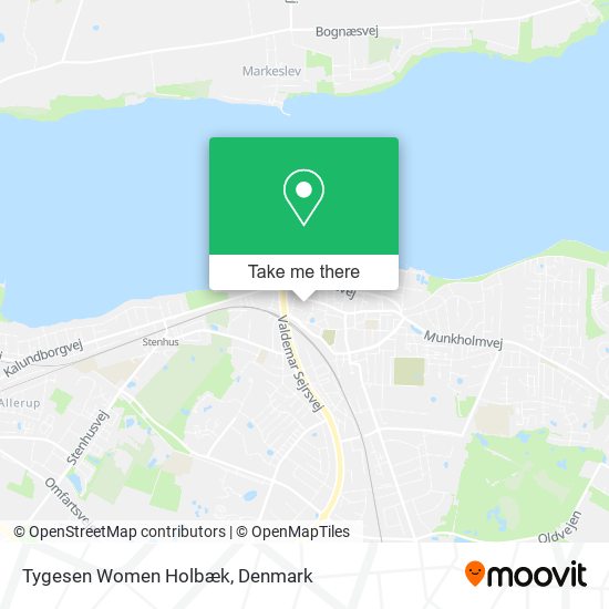 Tygesen Women Holbæk map