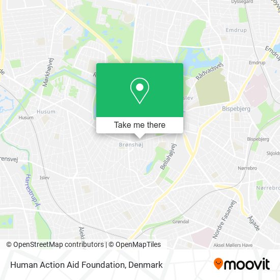 Human Action Aid Foundation map