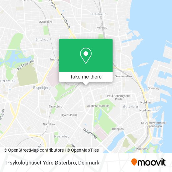 Psykologhuset Ydre Østerbro map