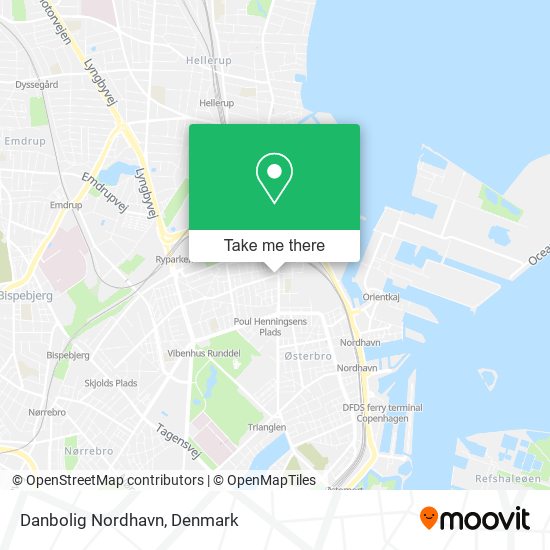Danbolig Nordhavn map
