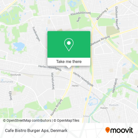 Cafe Bistro Burger Aps map