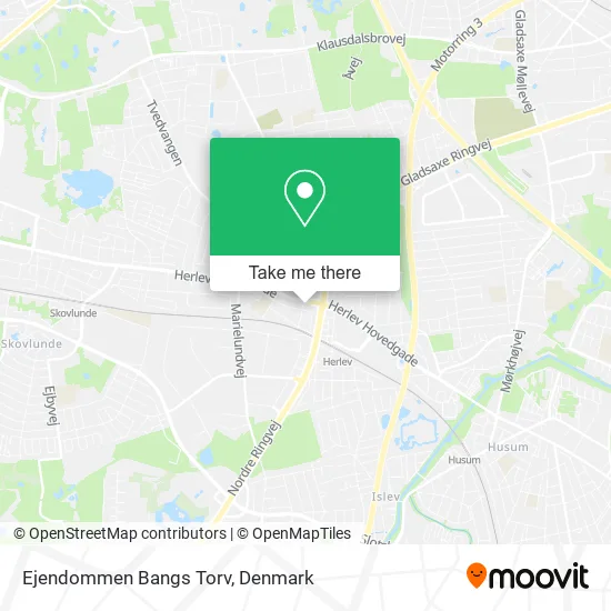 Ejendommen Bangs Torv map