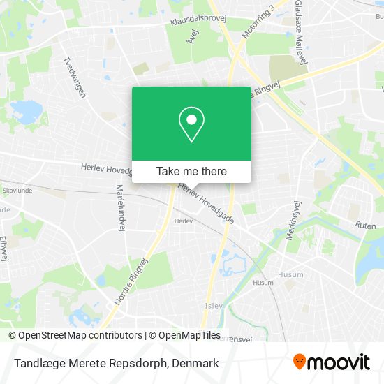 Tandlæge Merete Repsdorph map