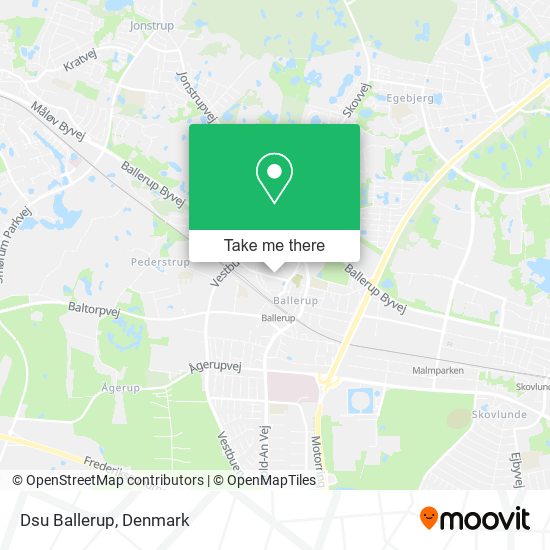 Dsu Ballerup map