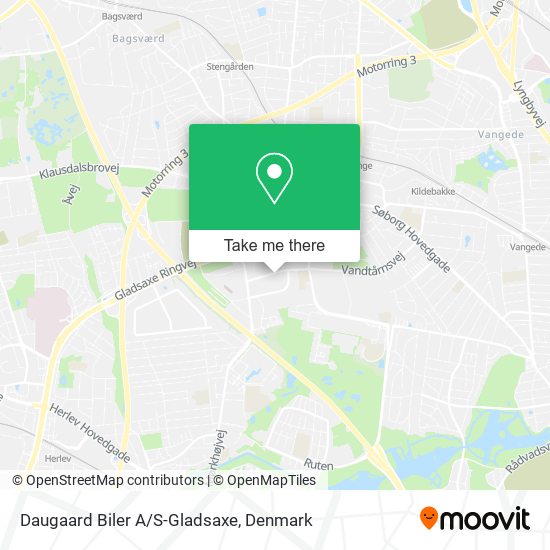 Daugaard Biler A/S-Gladsaxe map