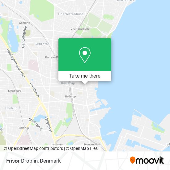 Frisør Drop in map