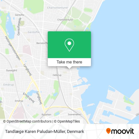 Tandlæge Karen Paludan-Müller map