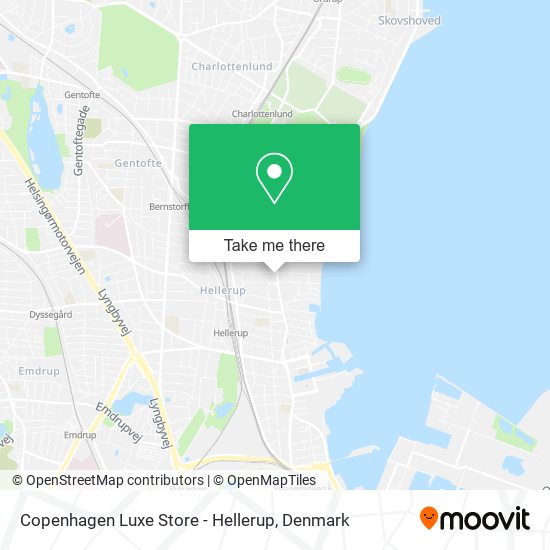 Copenhagen Luxe Store - Hellerup map