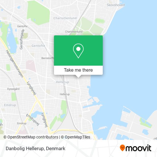 Danbolig Hellerup map