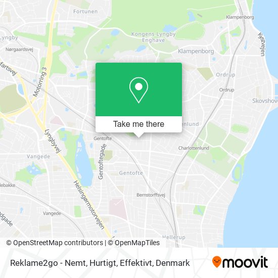 Reklame2go - Nemt, Hurtigt, Effektivt map