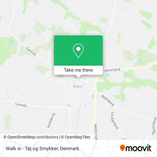 Walk in - Tøj og Smykker map